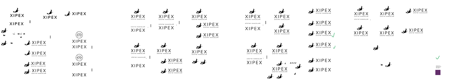 Případová studie tvorba loga Xipex návrhy korektura průběh